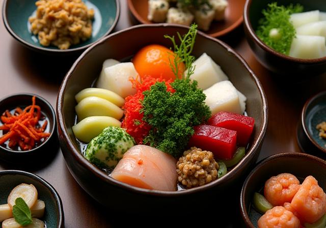 美しい八寸の先付